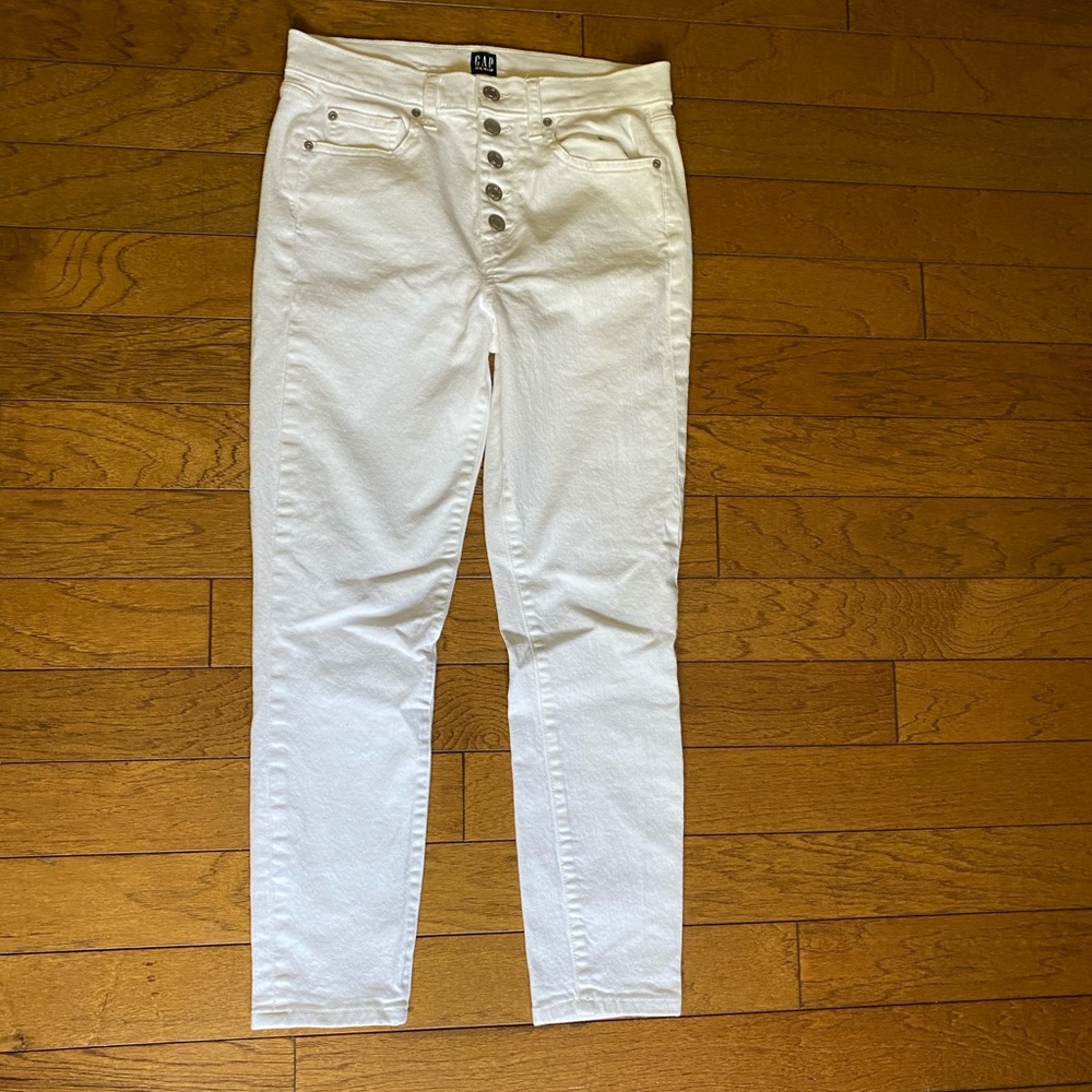 white jeans